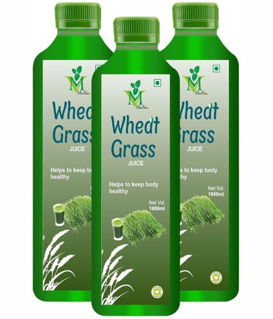 Wheat Grass sugar free Juice Pack of 3 - 1000ml