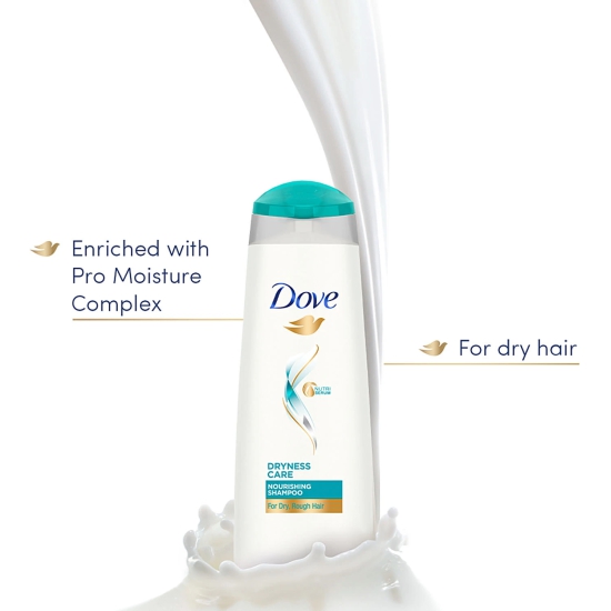 Dove Dryness Care Shampoo, 340 Ml