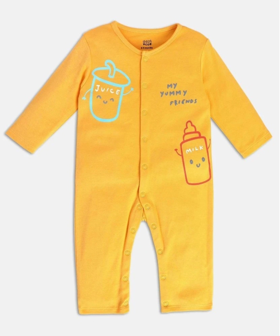 MINI KLUB - Multi Color Cotton Rompers For Baby Boy ( Pack of 1 ) - None