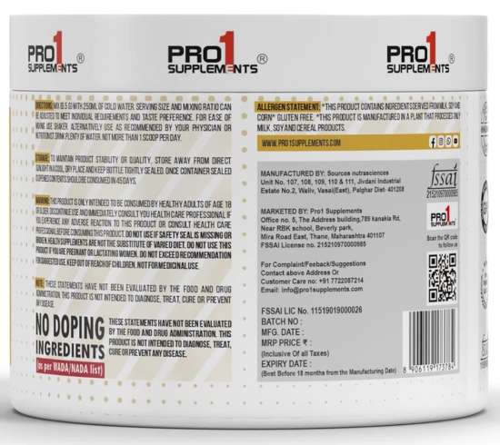 Pro1 Supplements Pre workout Super Pump 170gm Strawberry