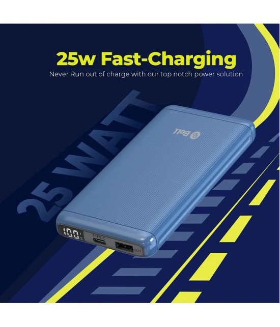 Bell 10000 -mAh 22.5W Li-Polymer Power Bank - Blue