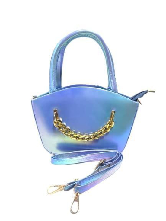 Holographic Top Handle Handbag, Crossbody Bag for Women Girls