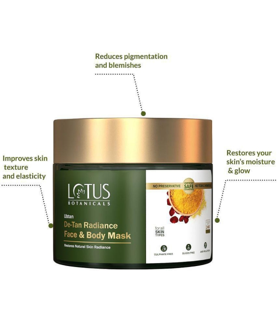 Lotus Botanicals Ubtan Face & Body Mask 140g