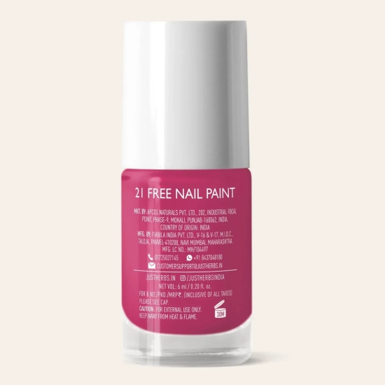 Nail Paints | 21-Free Formula - 6ml Icy Blue