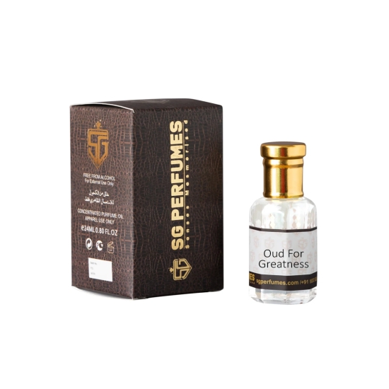 Oud For Greatness Platinum Attar - SG Perfumes | 12ml & 24ml-24ml