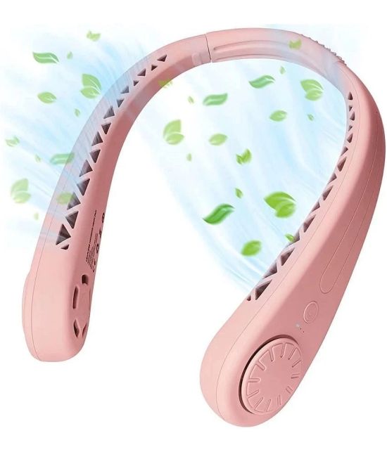 Portable Neck Fan, Hands Free Bladeless Fan Mini Fan1800 mAh Battery Wearable Personal Fan, Leafless, Rechargeable,