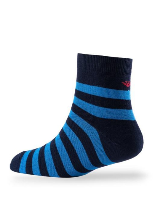 Men Pack Of 2 Striped Cotton Ankle Length Socks