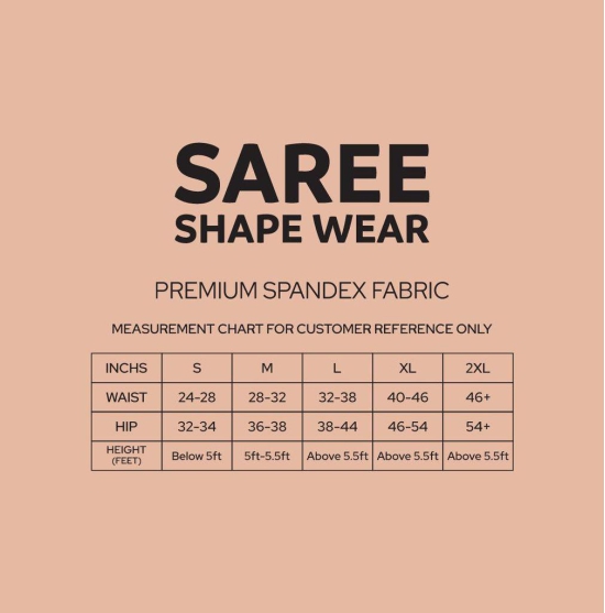 SAREE SHAPEWEAR COTTON SPANDEX, PREMIUM LADIES SHAPEWEAR, WOMENS SHAPEWEAR, SAREE SHAPEWEAR FOR WOMEN, WOMENS SAREE SHAPEWEAR