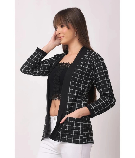 Affair Woollen Womens Shrugs - Black ( Single ) - None