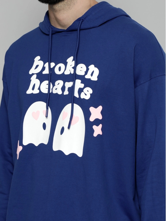 Broken Hearts Royal Blue Sweatshirt-L / Royal Blue