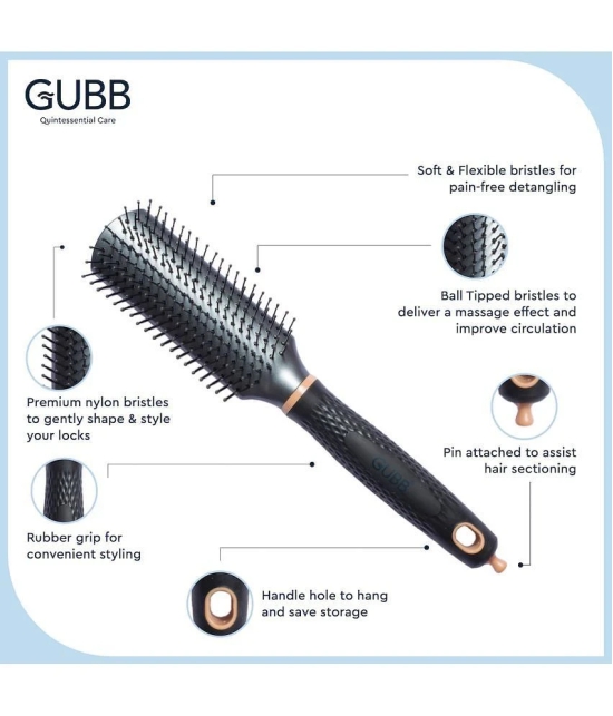 Gubb Elite Hair Brush With Pin Styler