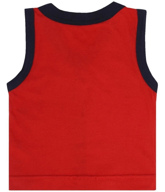 BOYS VEST FRONT OPEN SLEEVELESS ASSORTED Pack Of 3 - None