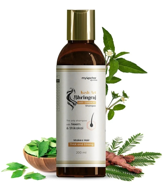 myUpchar Ayurveda KeshArt Bhringraj Anti-Dandruff Shampoo Liquid - 200 ml |100% Ayurvedic