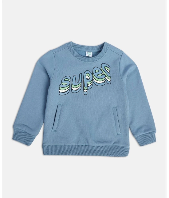 MINI KLUB Blue Cotton Boys Sweatshirt ( Pack of 1 ) - None