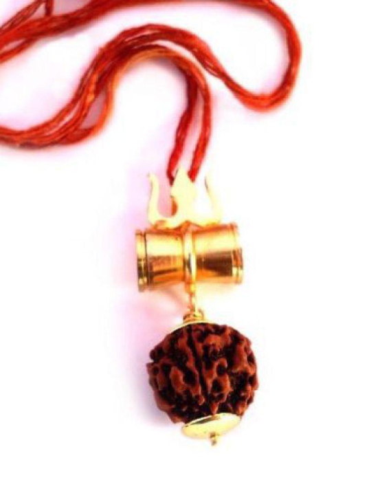 Vastughar SHIV SHAKTI KAWACH PENDANT WITH RUDRAKSHA