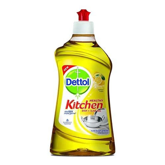 Dettol Healthy Kitchen Dish & Slab Gel - Lemon Fresh, 400 ml