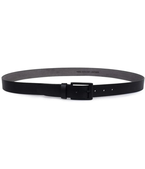 Loopa - Black 100% Leather Mens Formal Belt ( Pack of 1 ) - None