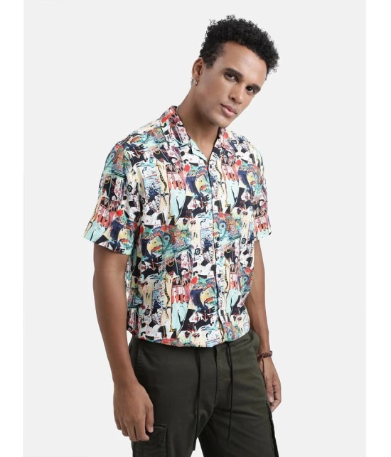 Bene Kleed Rayon Regular Fit Printed Half Sleeves Mens Casual Shirt - Multi ( Pack of 1 ) - None