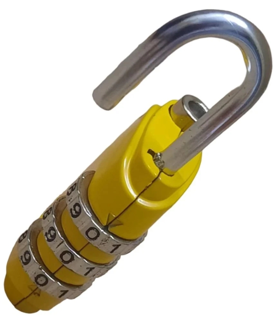 3Digit yellow  Padlock/Combination Lock