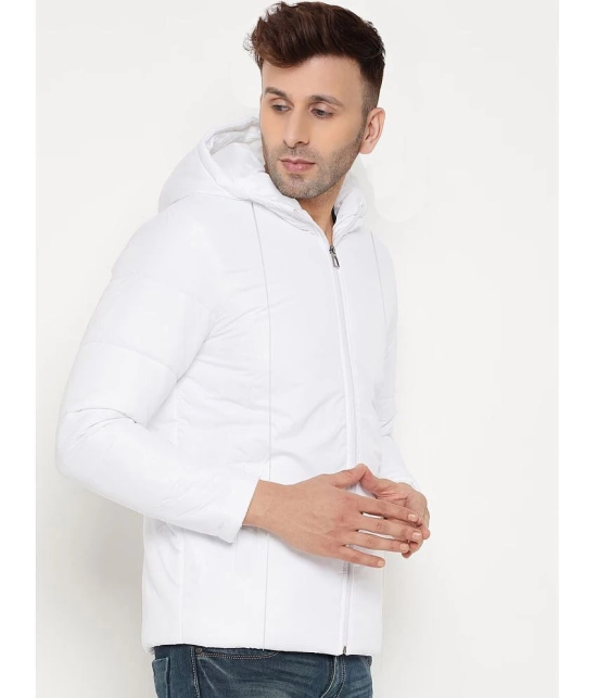 9TY3REE Polyester Mens Puffer Jacket - White ( Pack of 1 ) - None