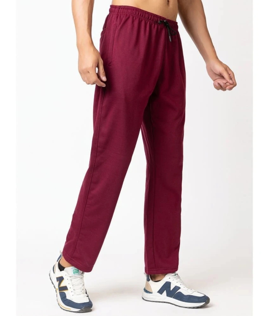 YHA Wine Fleece Mens Trackpants ( Pack of 1 ) - None