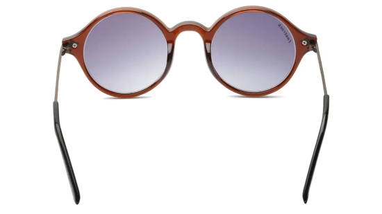 Brown Round Men Sunglasses (P343BK2|45)