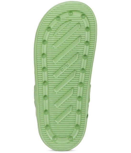 Bersache Green Floater Sandals - None