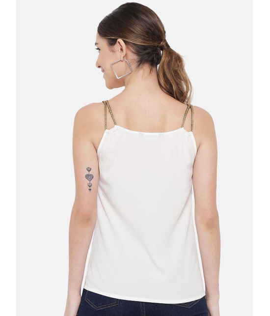 ALL WAYS YOU - White Polyester Womens Camisole Top ( Pack of 1 ) - None