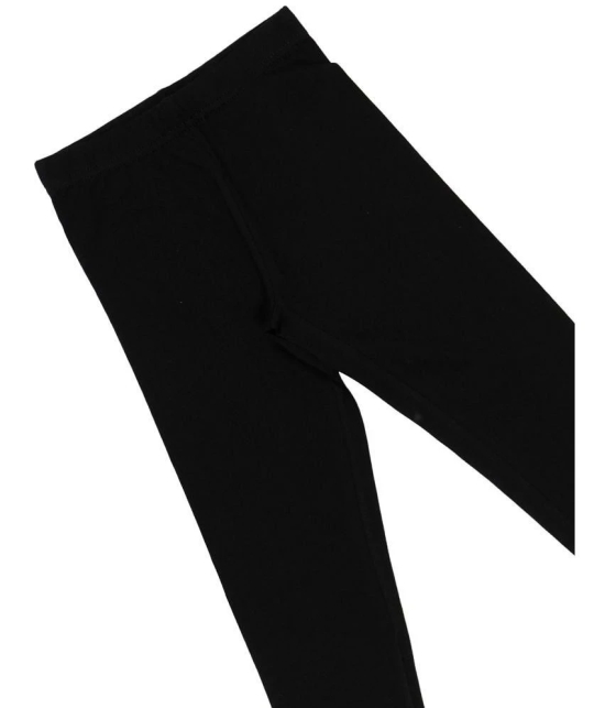 DYCA Pack of 2 Girls Cotton Blend Leggings ( Black ) - None