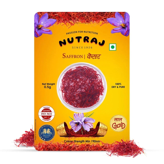 Nutraj Original Saffron Blister Card 0.5gm 0.5g