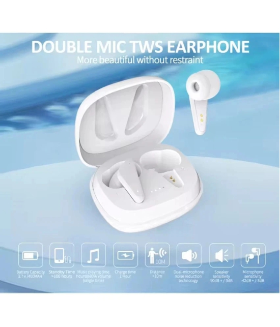 VERONIC G007 Bluetooth True Wireless (TWS) In Ear 20 Hours Playback Low Latency,Powerfull bass IPX4(Splash & Sweat Proof) Assorted