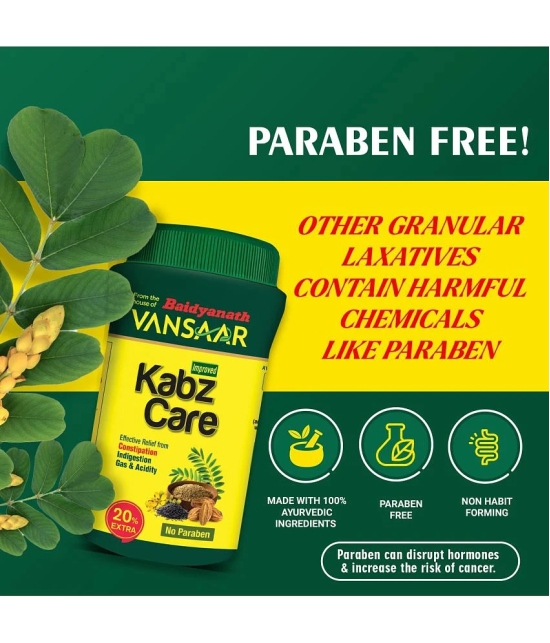 Vansaar KabzCare 240g Quick Relief from Constipation, Indigestion, Gas&Acidity