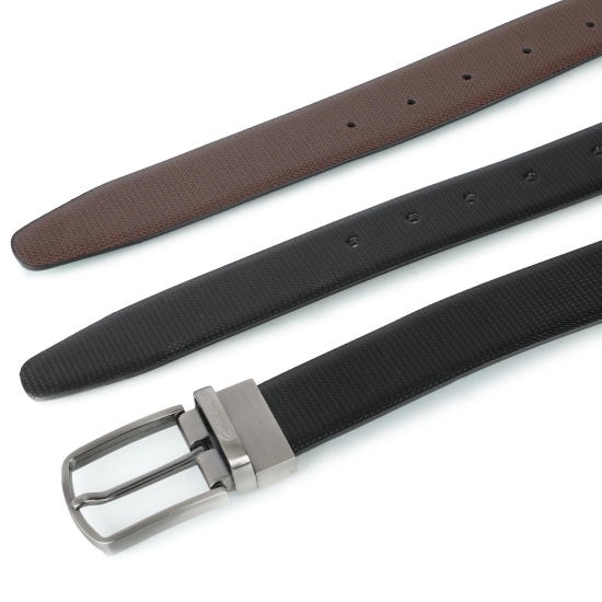 Men''s Vegan Leather Reversible Belt-36 / PU