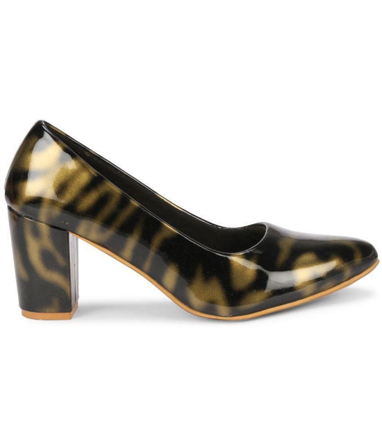 Saheb - Gold Womens Pumps Heels - None