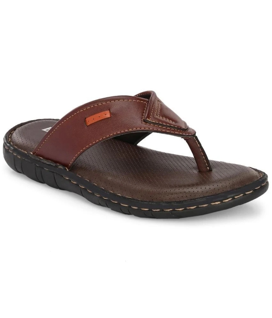 Bucik BROWN Mens Leather Slipper - None