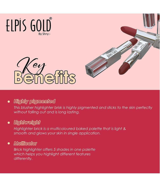 ELPIS GOLD - Pink Rose Matte Lipstick 0.3