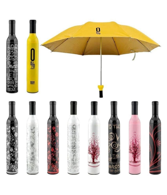 Newest Windproof Double Layer Umbrella with Bottle Cover Umbrella for UV Protection & Rain - Multi