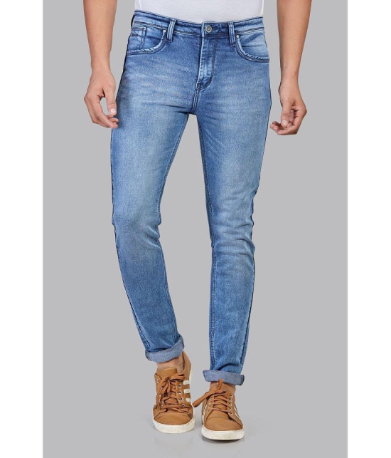 HJ HASASI Blue Regular Fit Jeans - None