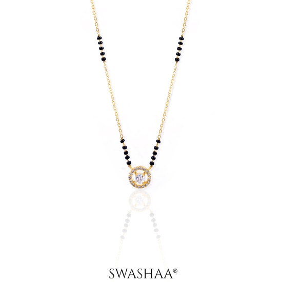 Lavina 14K Gold Plated Mangalsutra-Gold