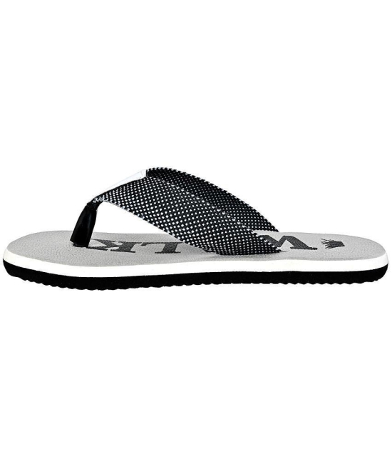 GRASS WALK - Gray Mens Thong Flip Flop - None