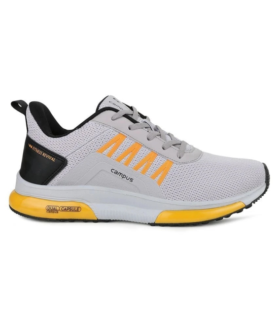 Campus BRAZIL PRO Grey Mens Sports Running Shoes - None