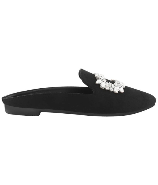 Shoetopia Black Womens Casual Ballerinas - None