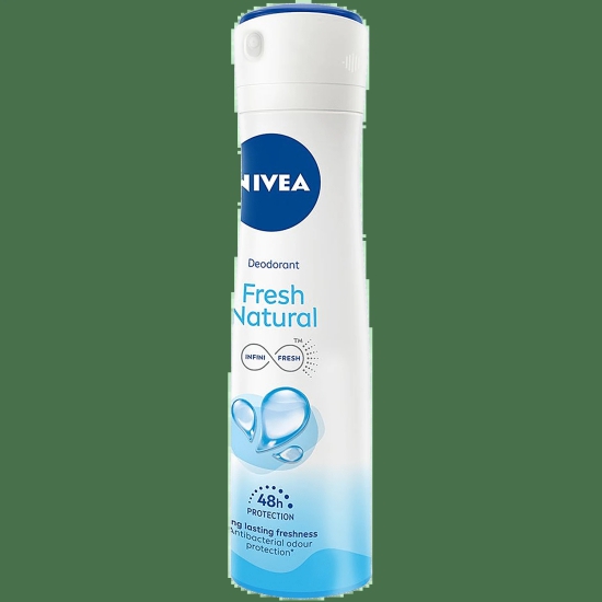 Nivea Fresh Natural Women Deodorant - Long Lasting Freshness & 48H Protection, 150 Ml