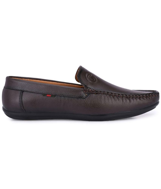 ShoeRise Brown Mens Slip on - 11