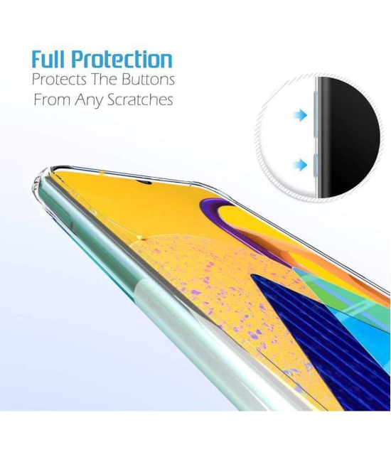 Case Vault Covers - Transparent Silicon Silicon Soft cases Compatible For Samsung Galaxy M30s ( Pack of 1 ) - Transparent