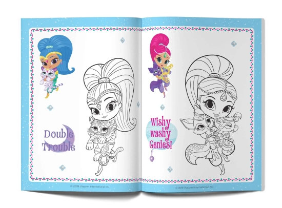 Genie Bling: Coloring Book for Kids (Shimmer & Shine)