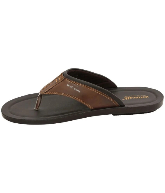 Aerowalk - Brown Mens Thong Flip Flop - None