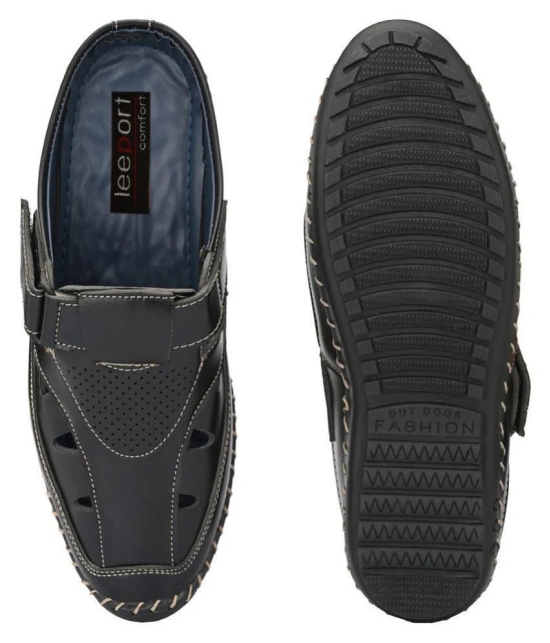 Leeport Black Designer Shoe - None