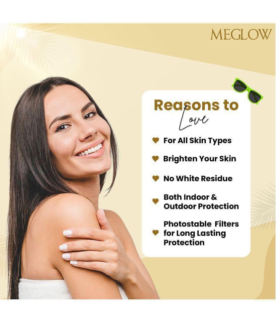 Meglow - SPF 30 Sunscreen Gel For All Skin Type ( Pack of 1 )