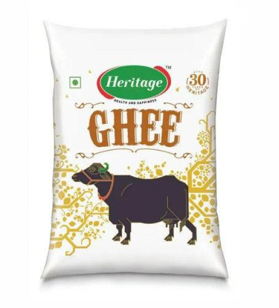 Buy Heritage Ghee Buffalo Milk Ghee 1l Pouch Online | Khojle by Jagran